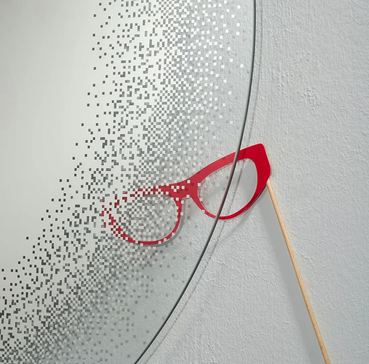 Luxury mirror / wall mirror Ø 80 cm - luxury furniture