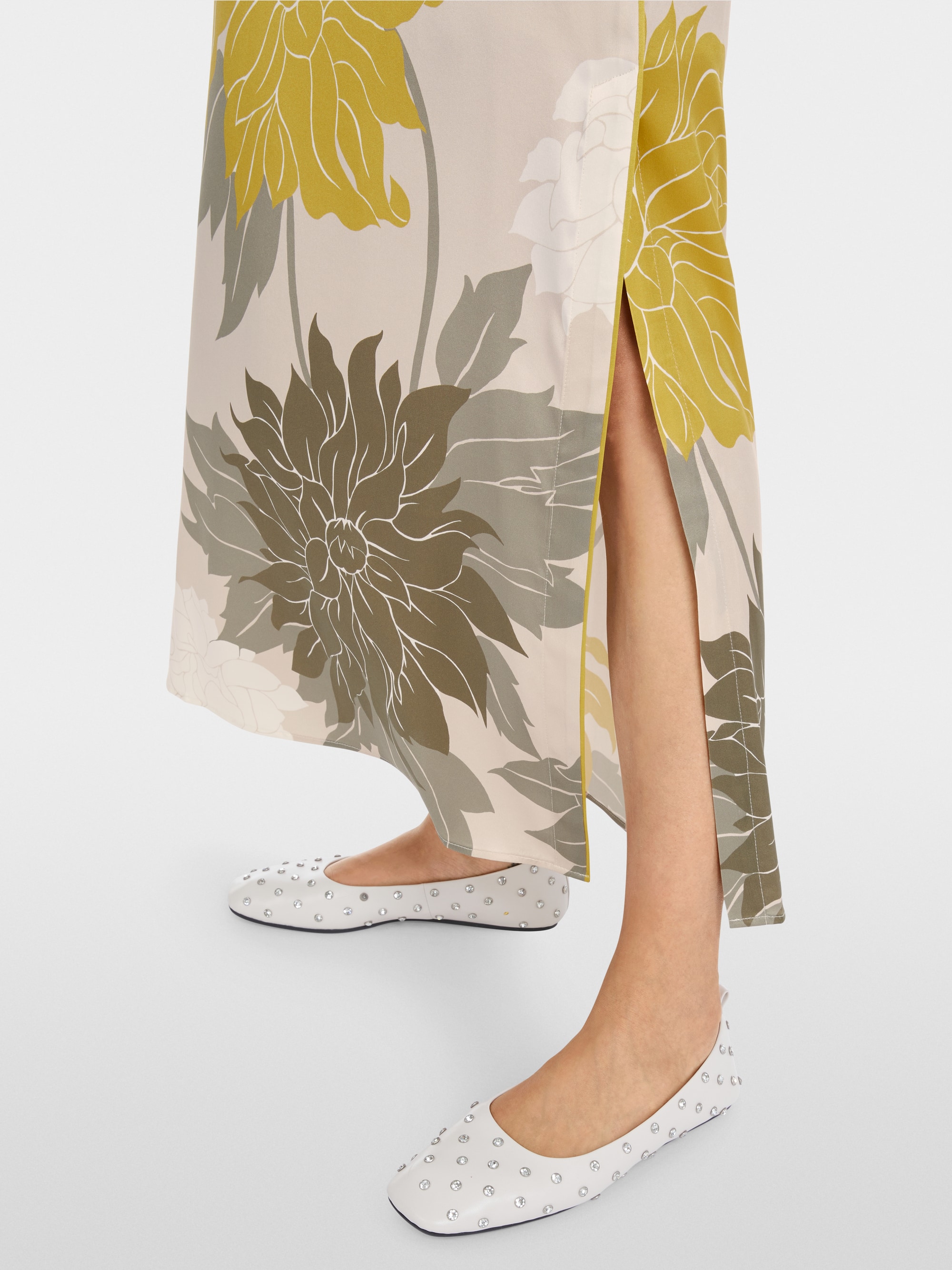 Marc-Cain Elegant glänzender Seidenrock