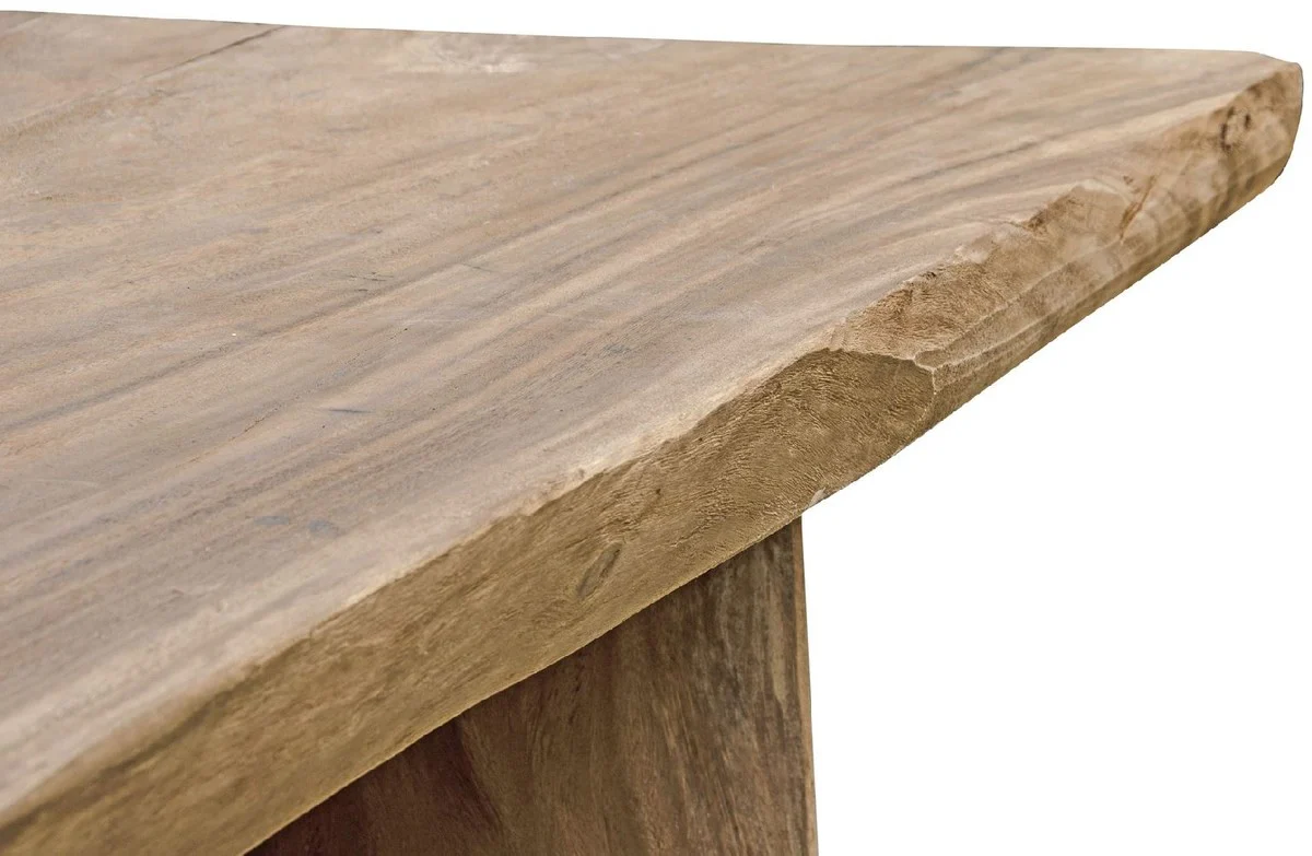 Country style dining table natural colors 350 cm - Huge rustic solid wood kitchen table - Rustic dining room furniture - Solid wood dining room furniture - Country style dining room furniture