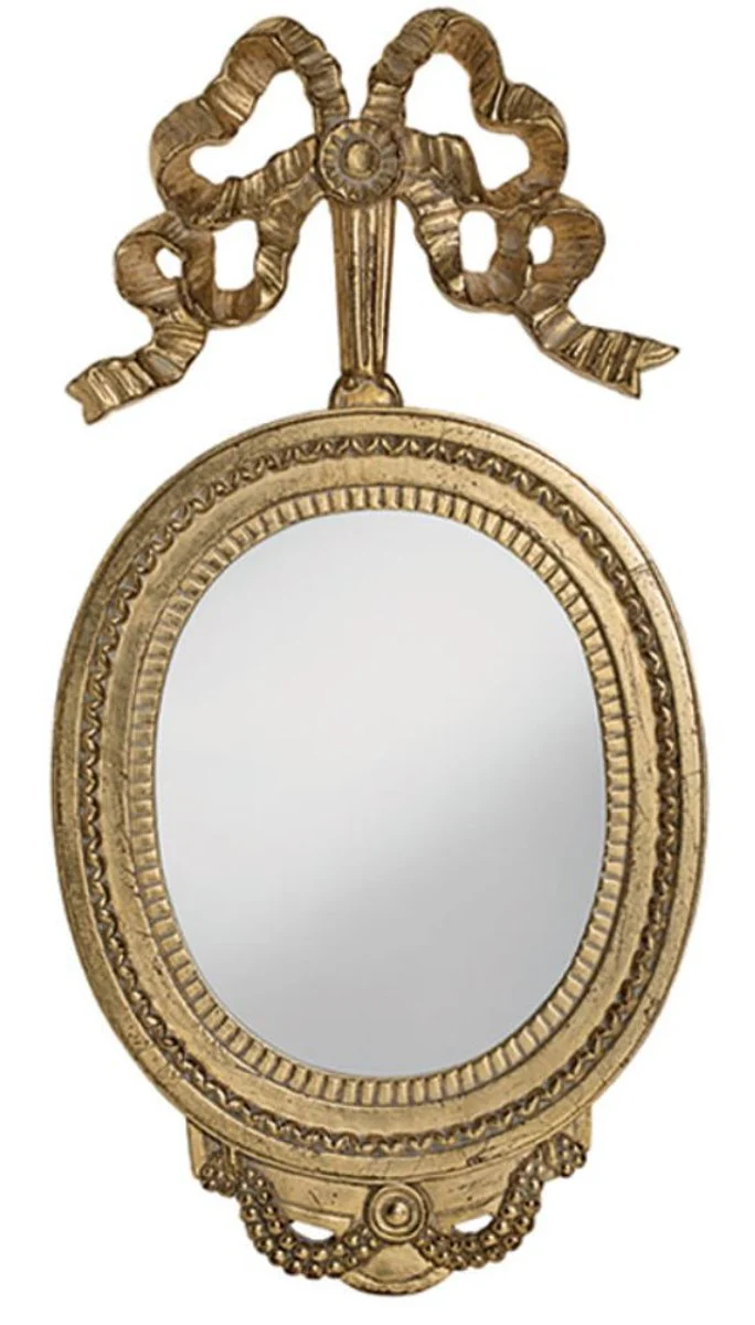 Luxury baroque mirror antique gold H. 72 cm - Made in Italy