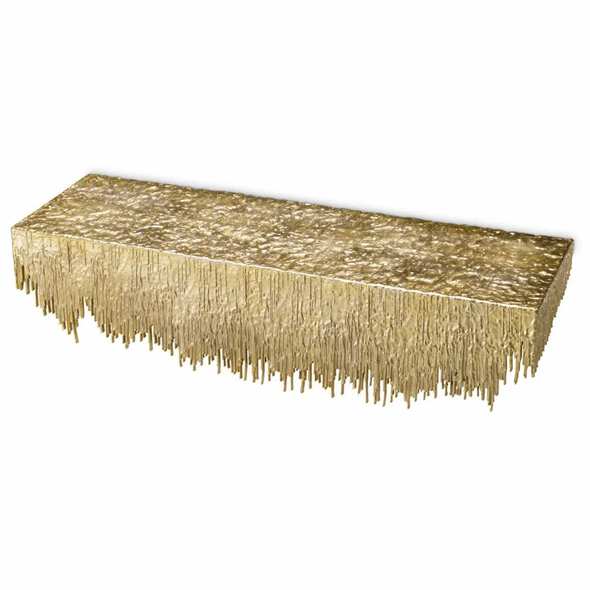 Luxus Wandkonsole Gold 100 cm - Luxus Designer Möbel