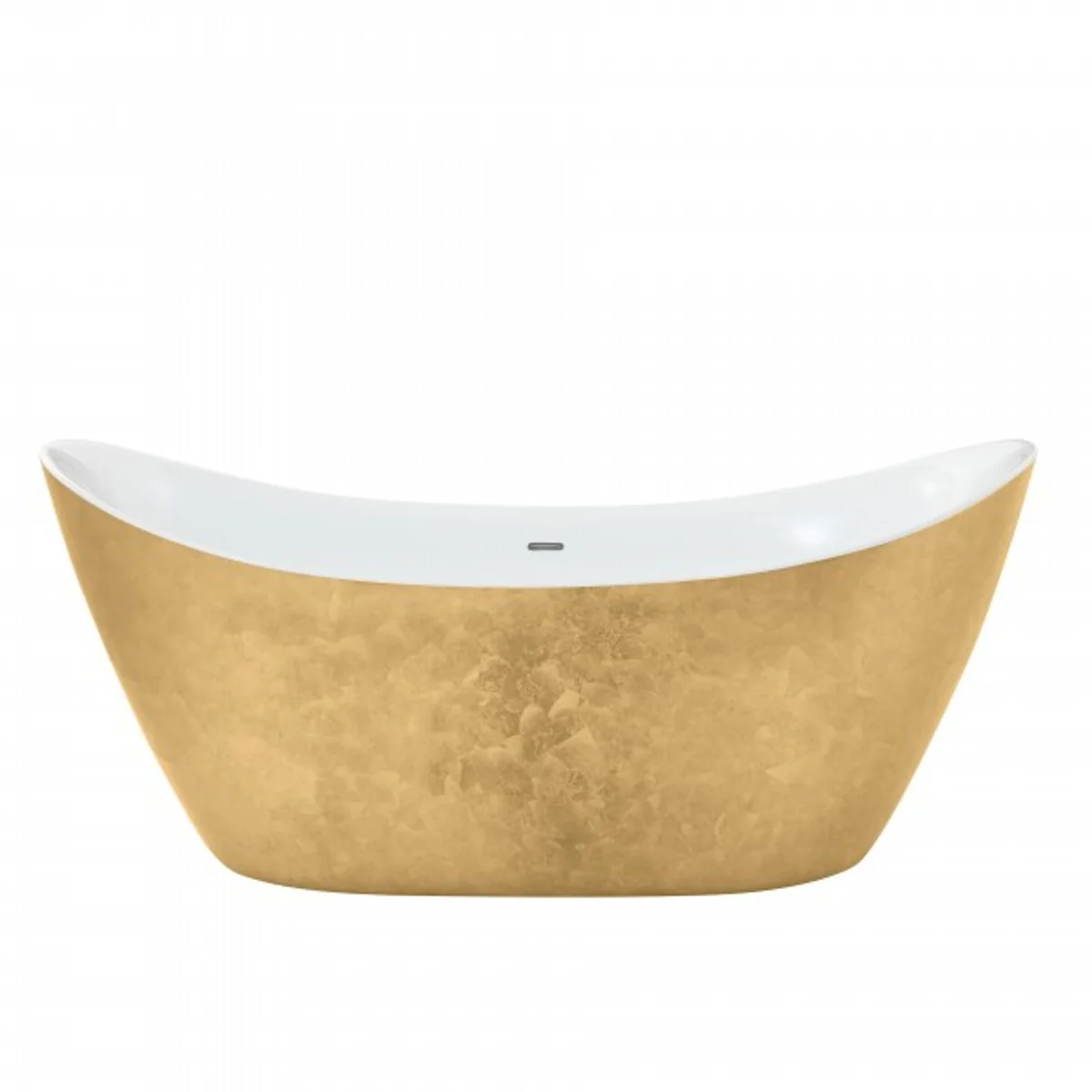 Art Deco bathtub freestanding gold model He-Hyl 1730mm - Freestanding retro antique art nouveau bathtub