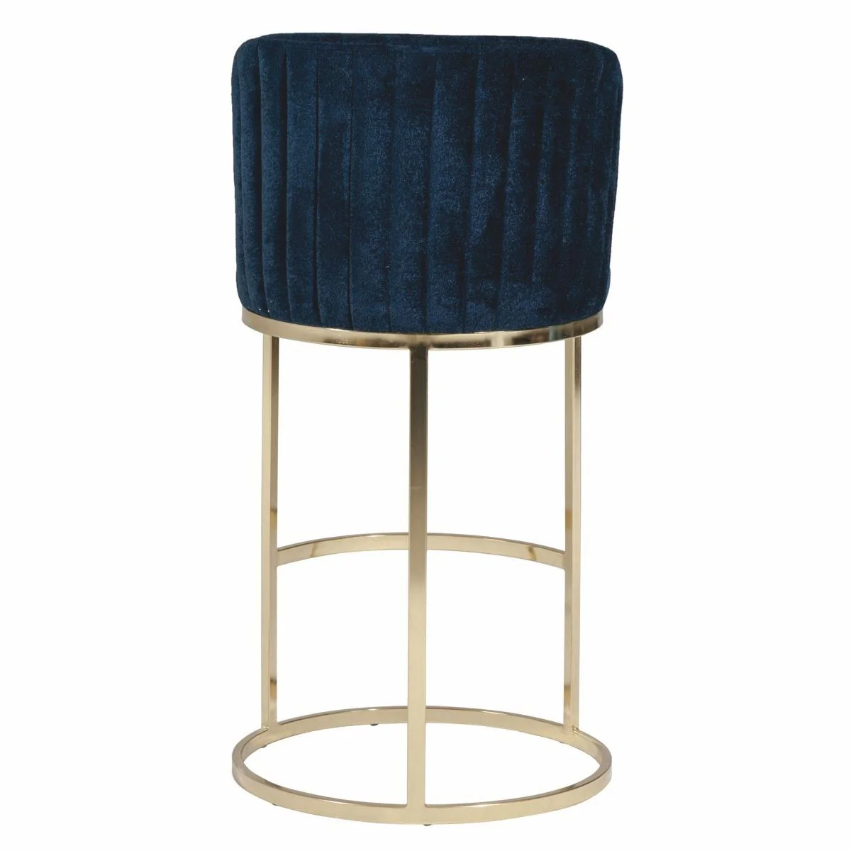 Luxury bar chair set of 6 dark blue / gold H. 110 cm - bar furniture