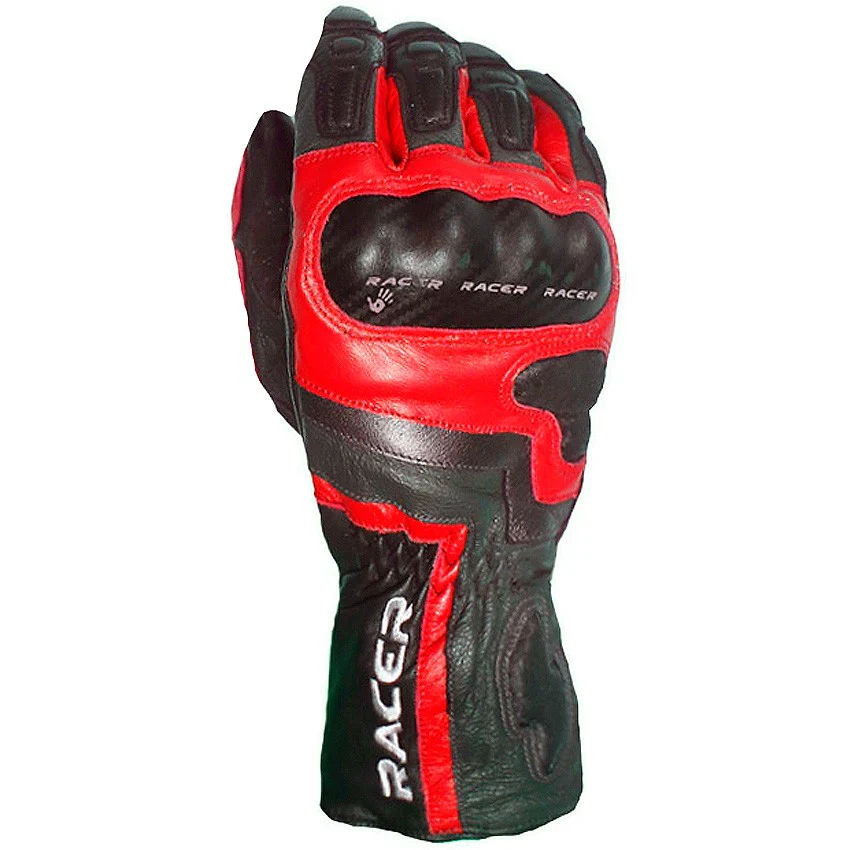 RACER CUP SUMMER GLOVES BLACK / RED
