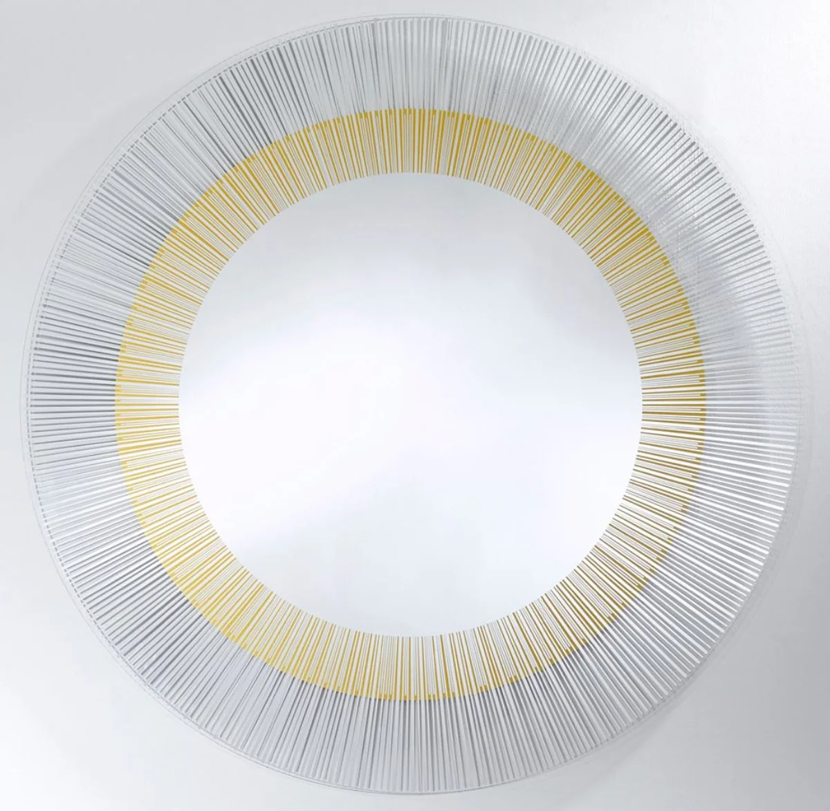 Luxury designer living room mirror bronze Ø 105 cm - designer furniture