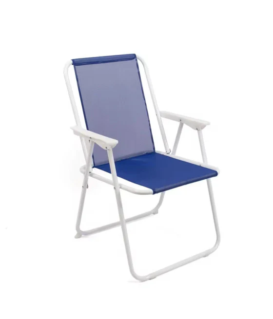 6PZ SEDIA PIEGHEVOLE MARE SPIAGIEN IN METALIENKOLORAT