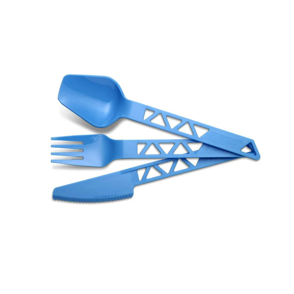 Primus Leichte Trailcutlery Tritan Azul - Set de cubiertos