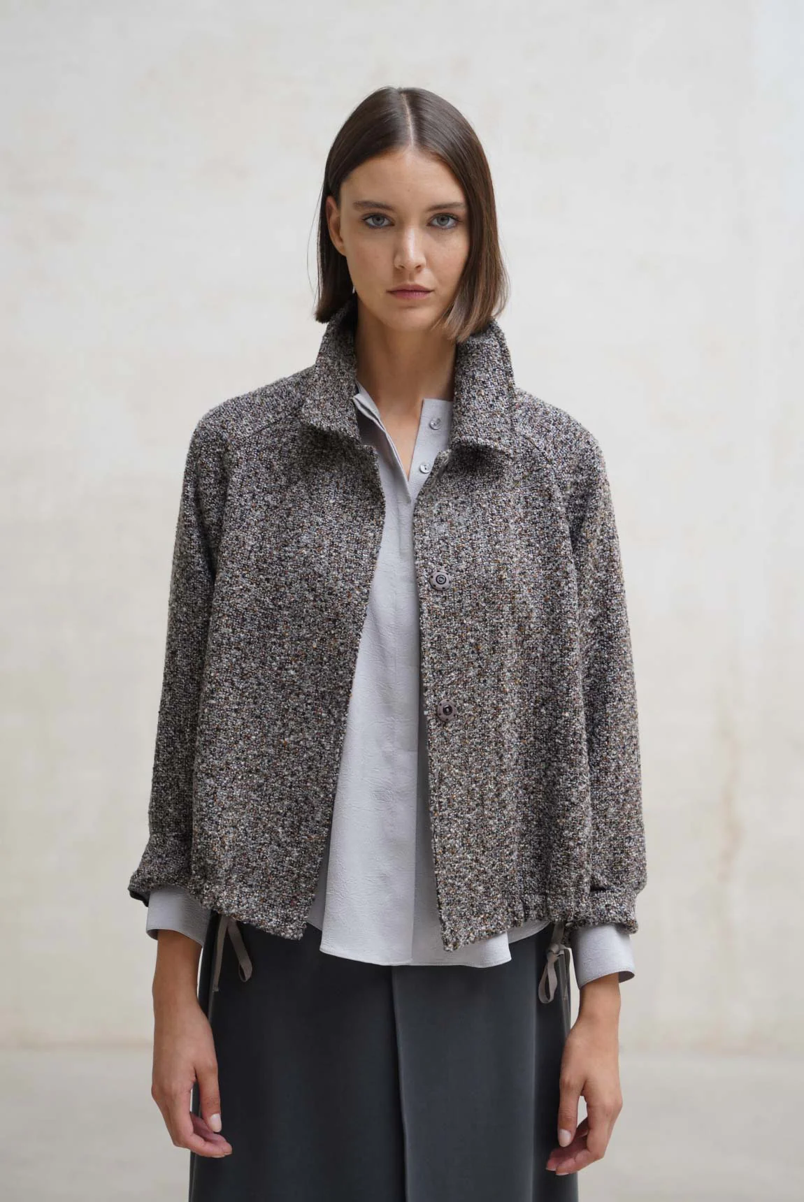 Rivera-Spanien Novara Jacke grau meliert