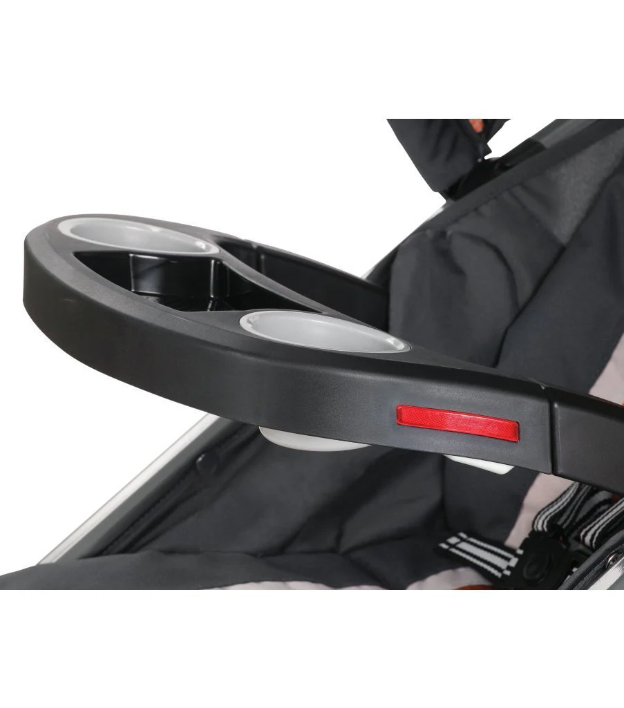 FastAction Fold Jogger Reisesystem | Beinhaltet den FastAction Fold Jogging-Kinderwagen und den SnugRide 35-Kindersitz, Gotham