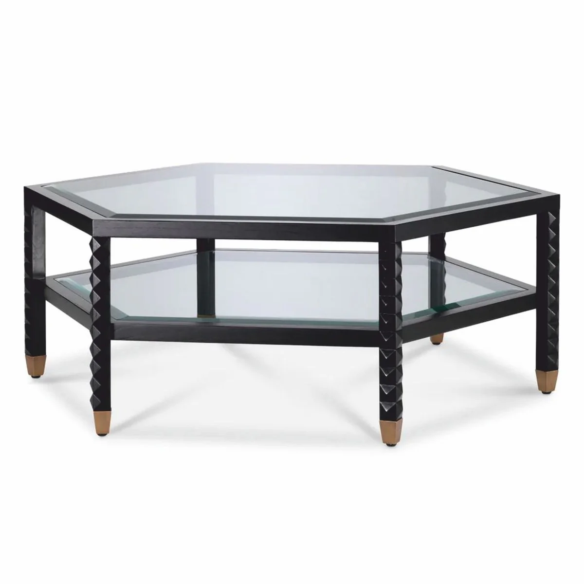 Luxury Coffee Table Black / Bronze 120 cm - Hotel & Living Room Furniture