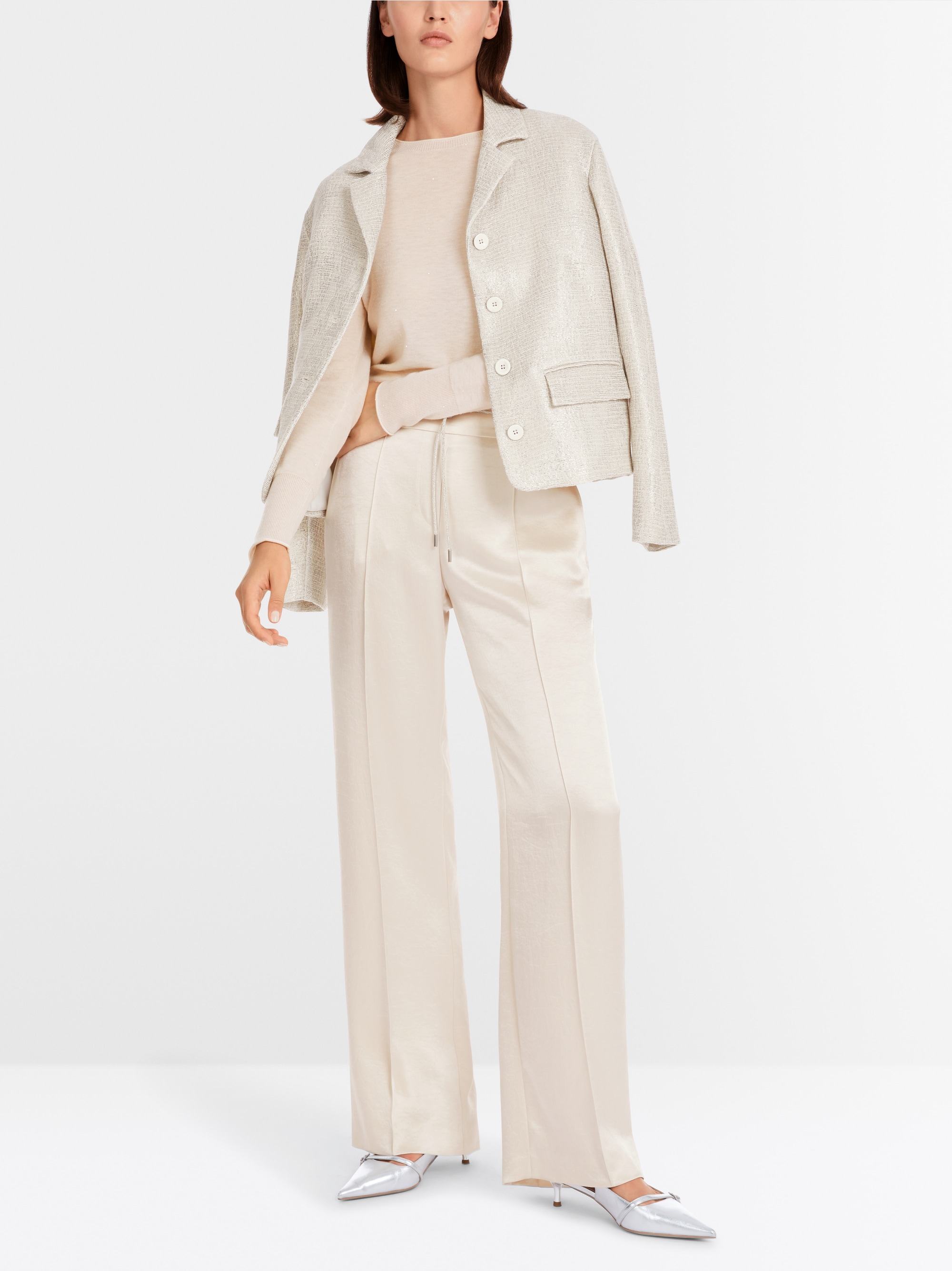 Marc-Cain Rundhalspullover aus Wolle