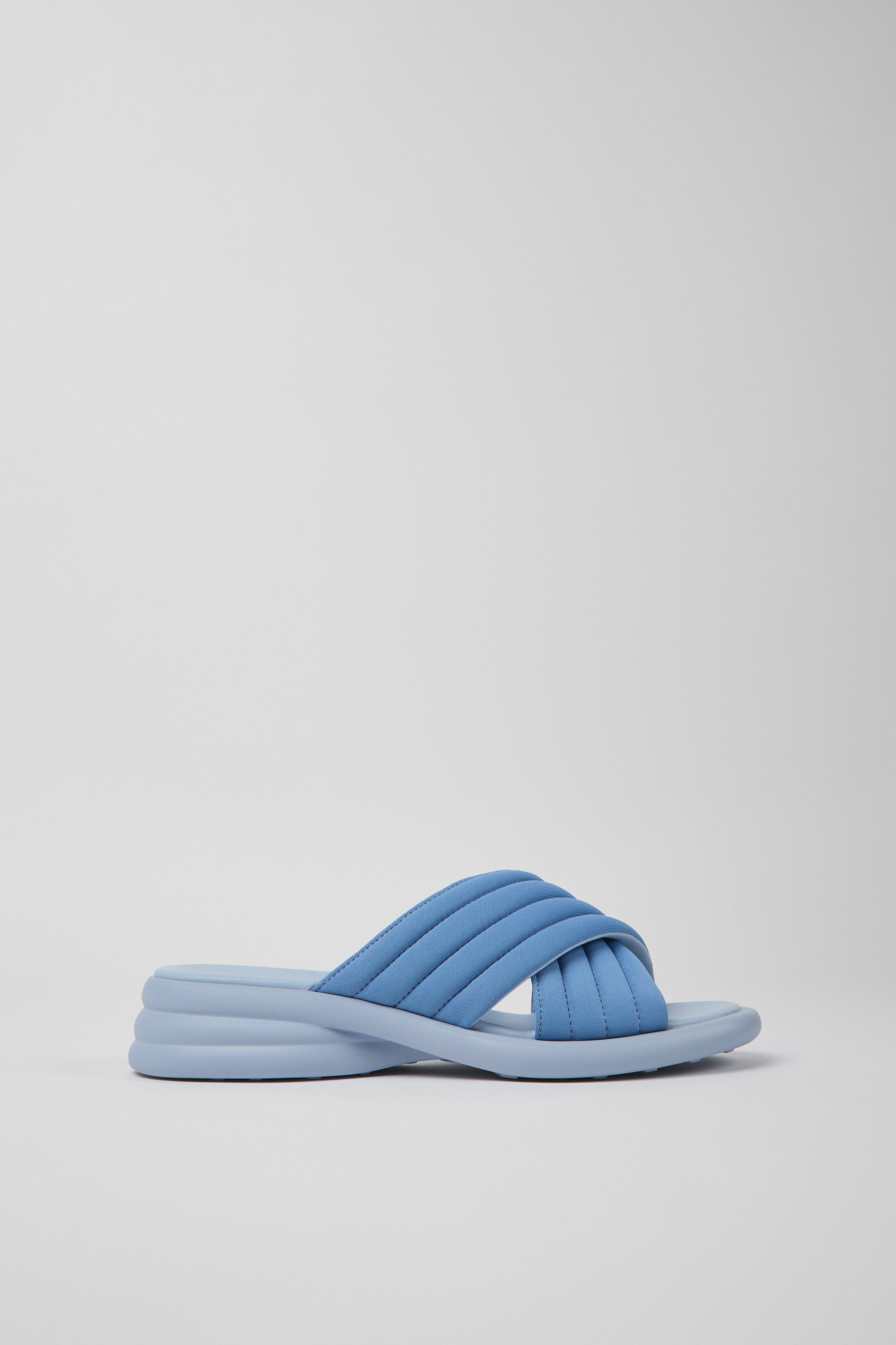 Spiro - Blaue textile Sandalen für Damen