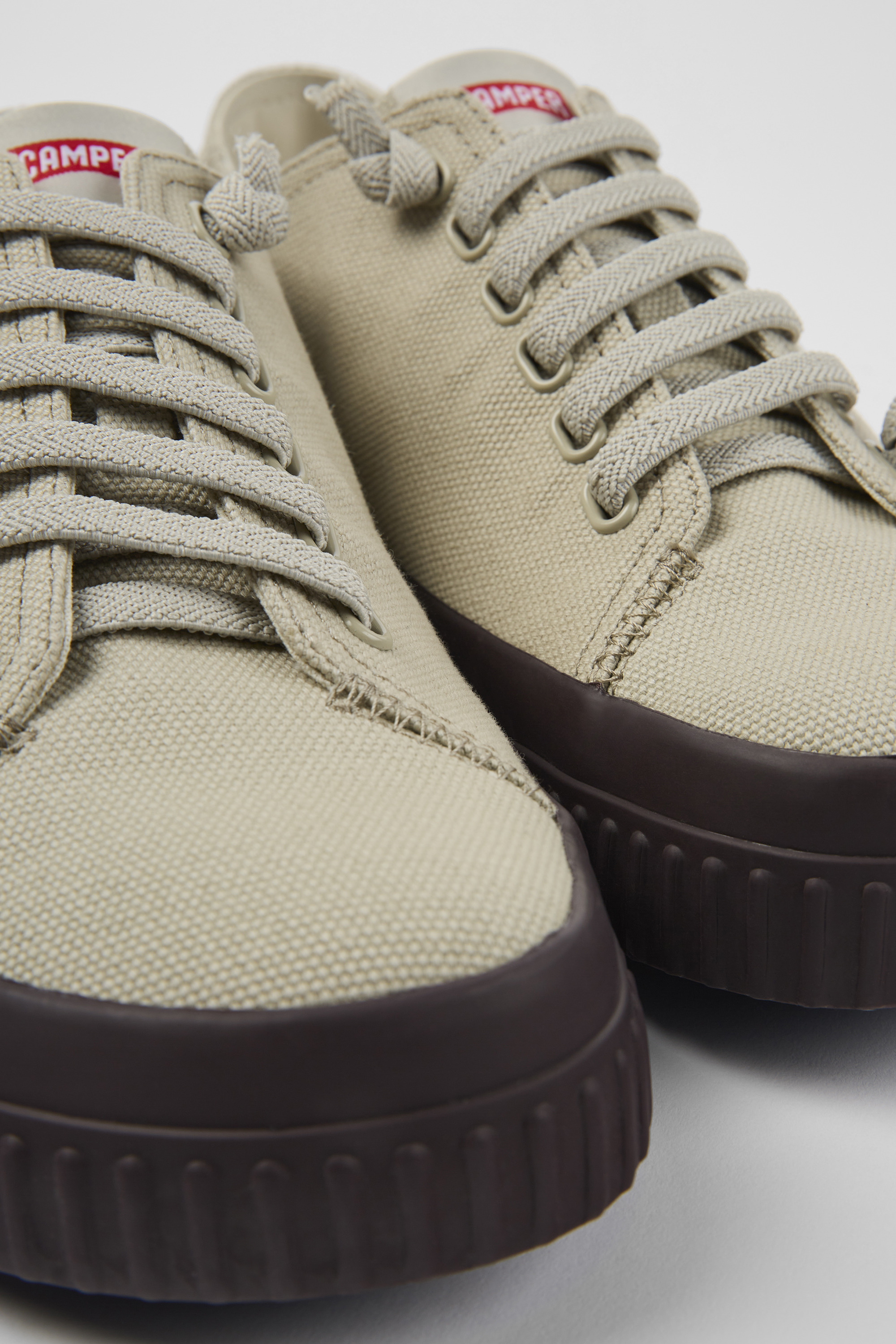 Peu Roda - Grau recycelte Baumwollsneaker für Herren