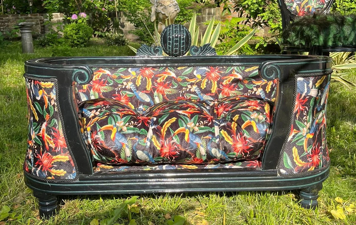 Pompöös by Luxury Baroque Dog & Cat Bed Colorful / Black