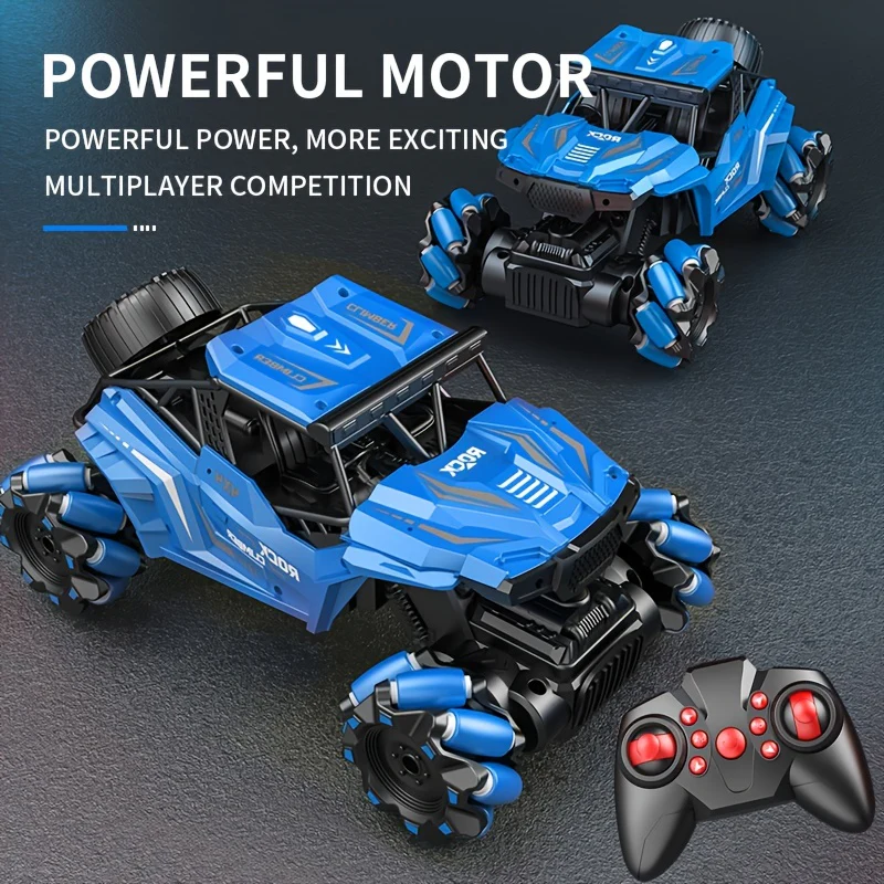 4WD All-Terrain RC Stunt Car – 2,4 GHz ferngesteuerter Monstertruck für Jungen und Mädchen im Alter von 6–10 Jahren!