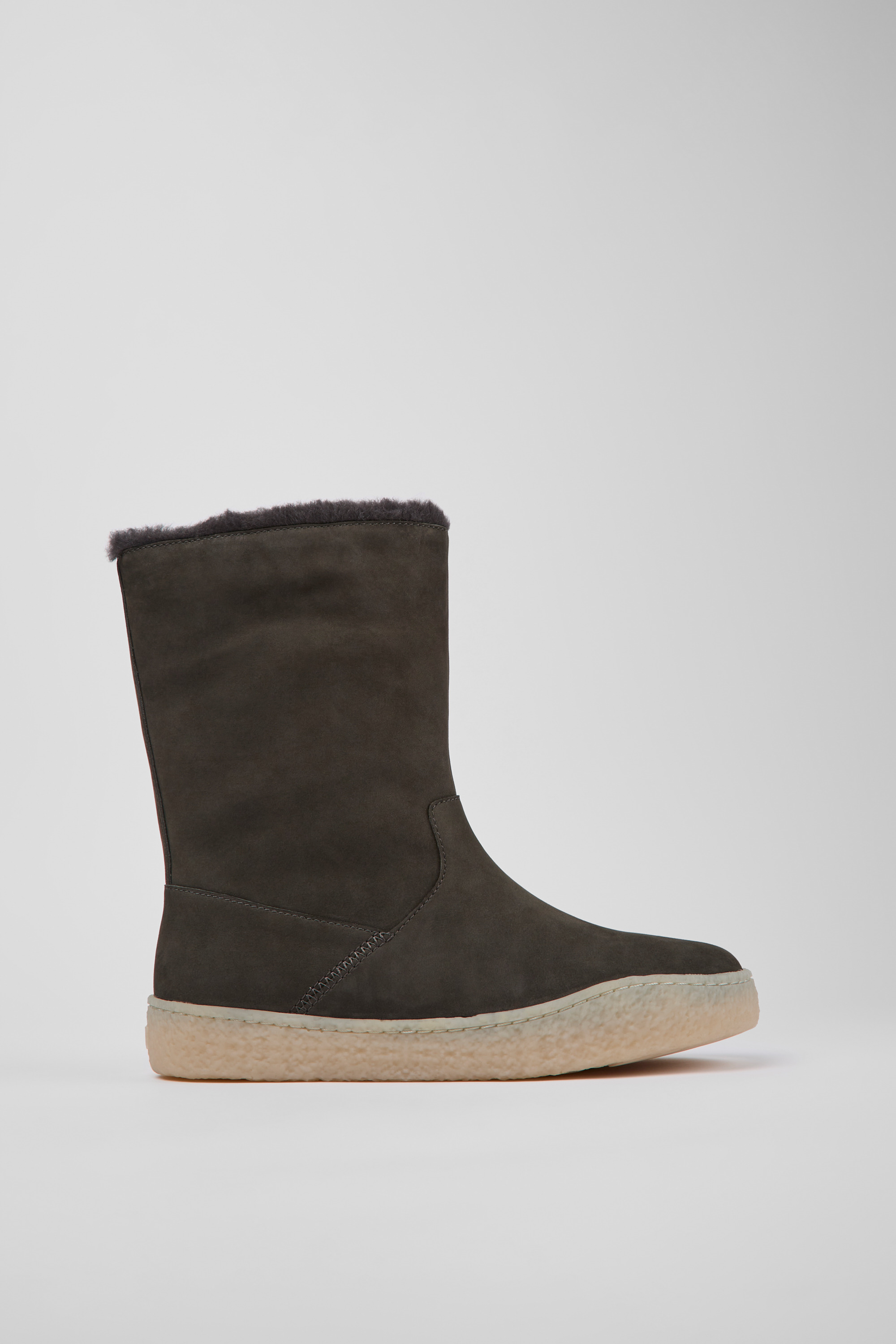 Peu Terreno - Grau Nubuck Stiefel für Damen