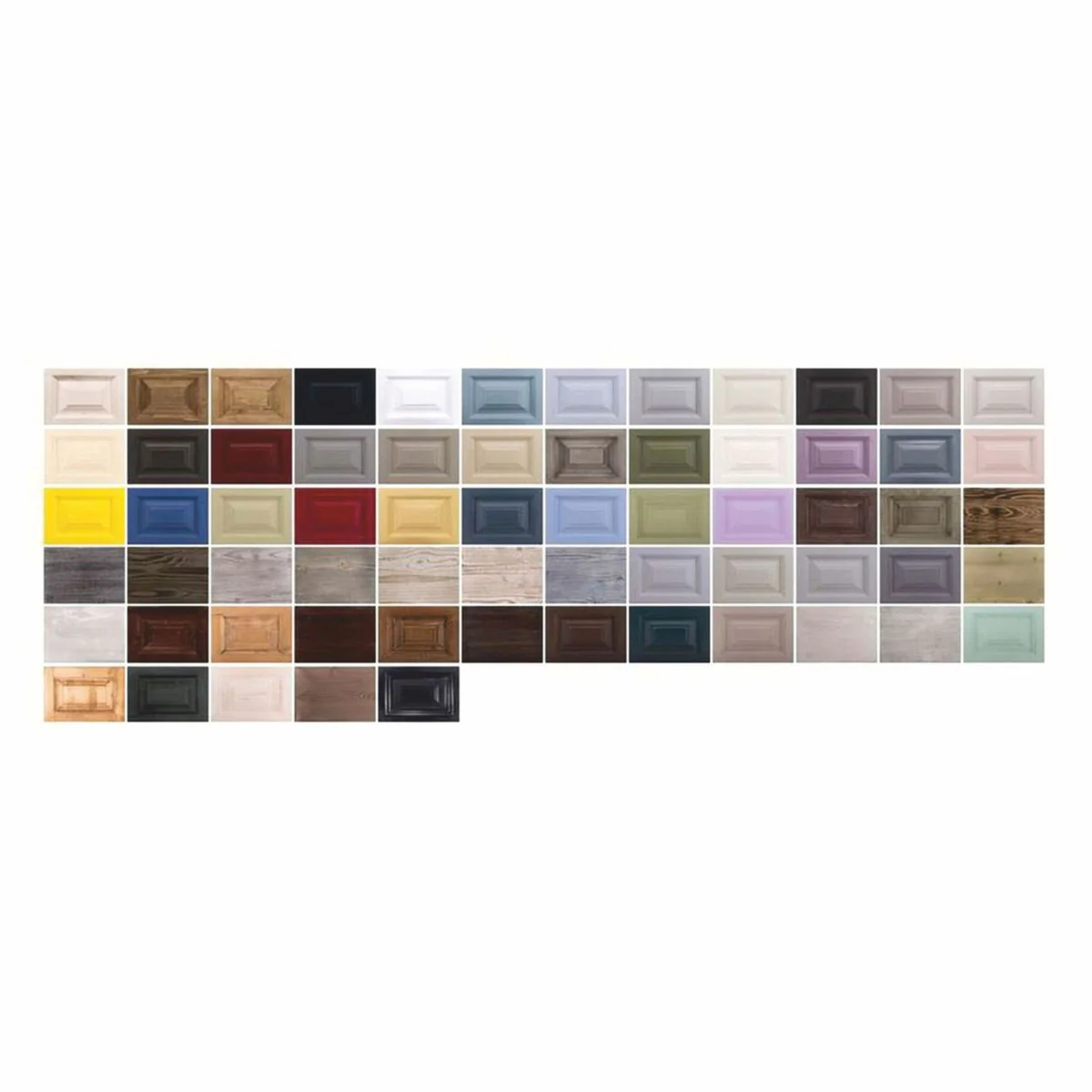 Country house style display cabinet with 6 sliding doors red / white 151 x 47 x H. 220 cm