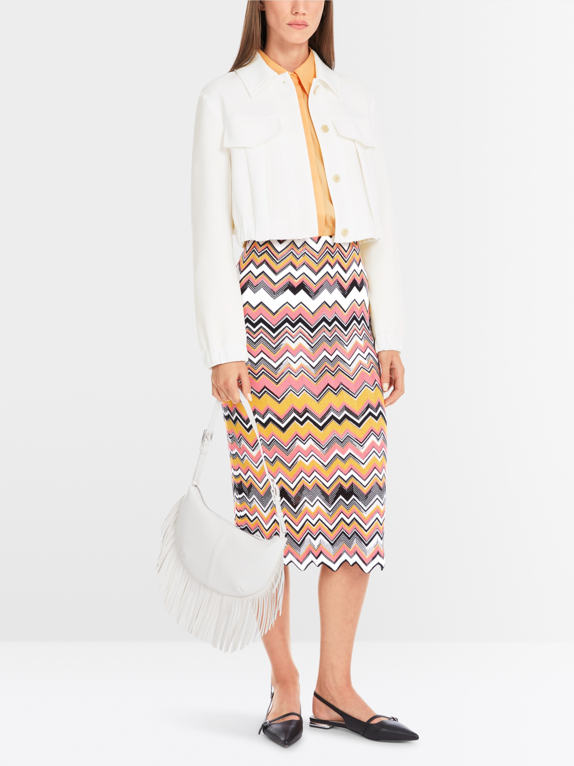 Kurze Marc-Cain-Jacke aus Scuba-Jersey