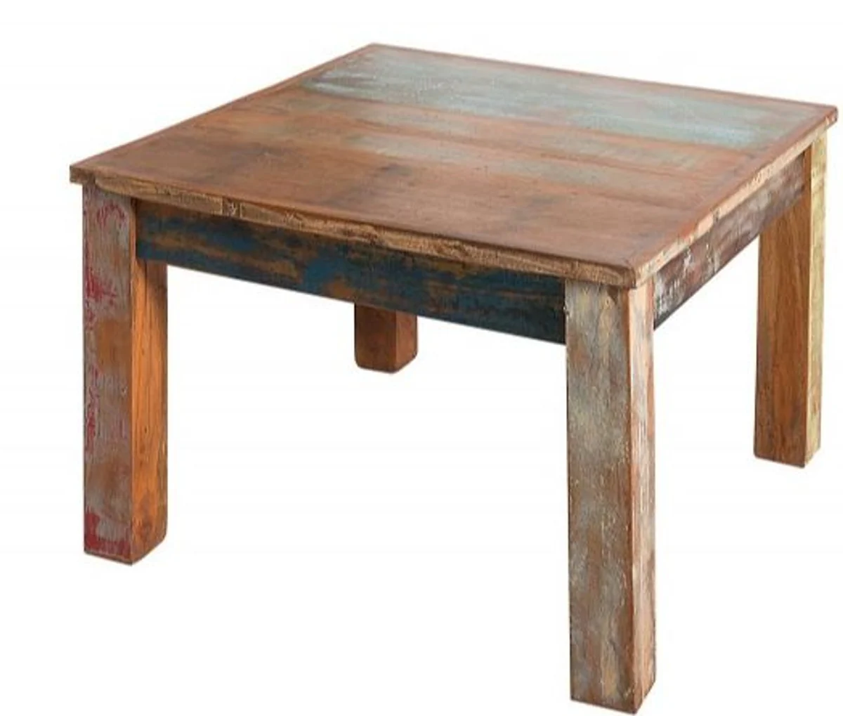 Designer solid wood coffee table colorful 60 x H. 45 cm - solid wood - salon living room table