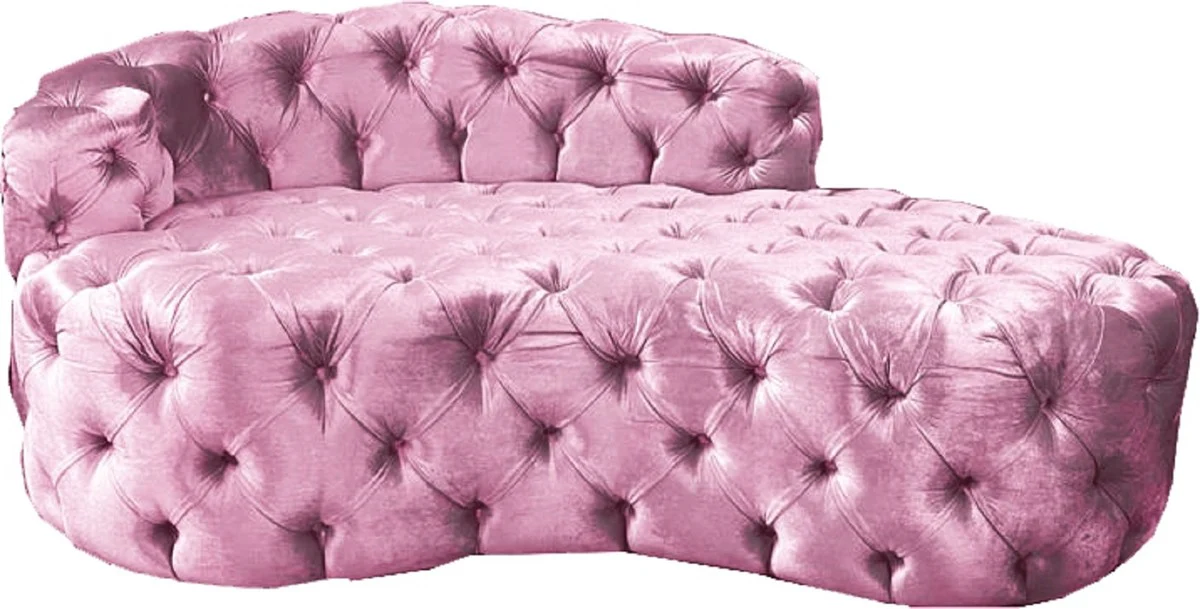 Luxury Chesterfield Velvet Chaise Longue - Various Colors - Chesterfield Living Room Furniture