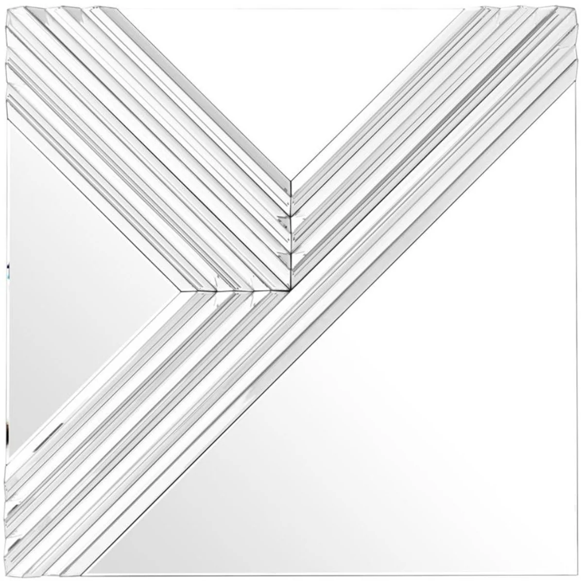 Designer Spiegel / Wandspiegel 100 x H. 100 cm - Luxus Möbel