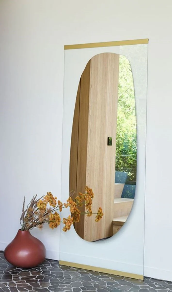 Designer mirror gold 71 x H. 178 cm - Elegant wall mirror - Luxury collection