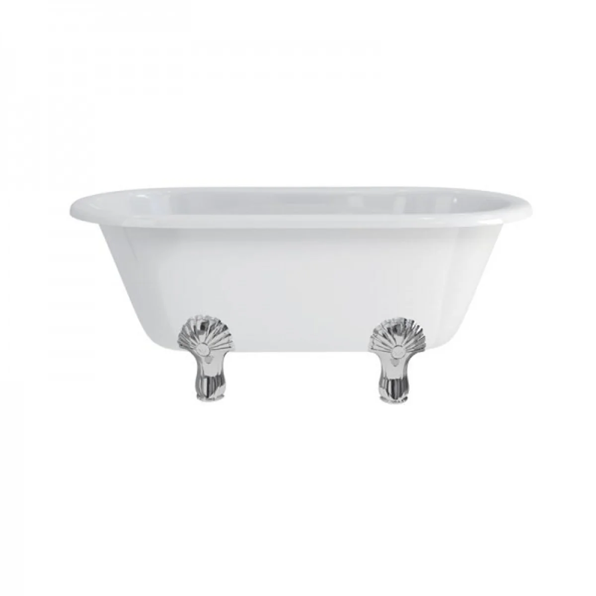 Art Nouveau freestanding bathtub 1500mm BWin White - Freestanding retro antique bathtub