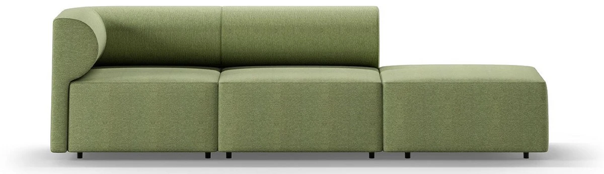 Luxury Sofa Left Side Green 270 cm - Modular Living Room Sofa - Luxury Living Room Furniture