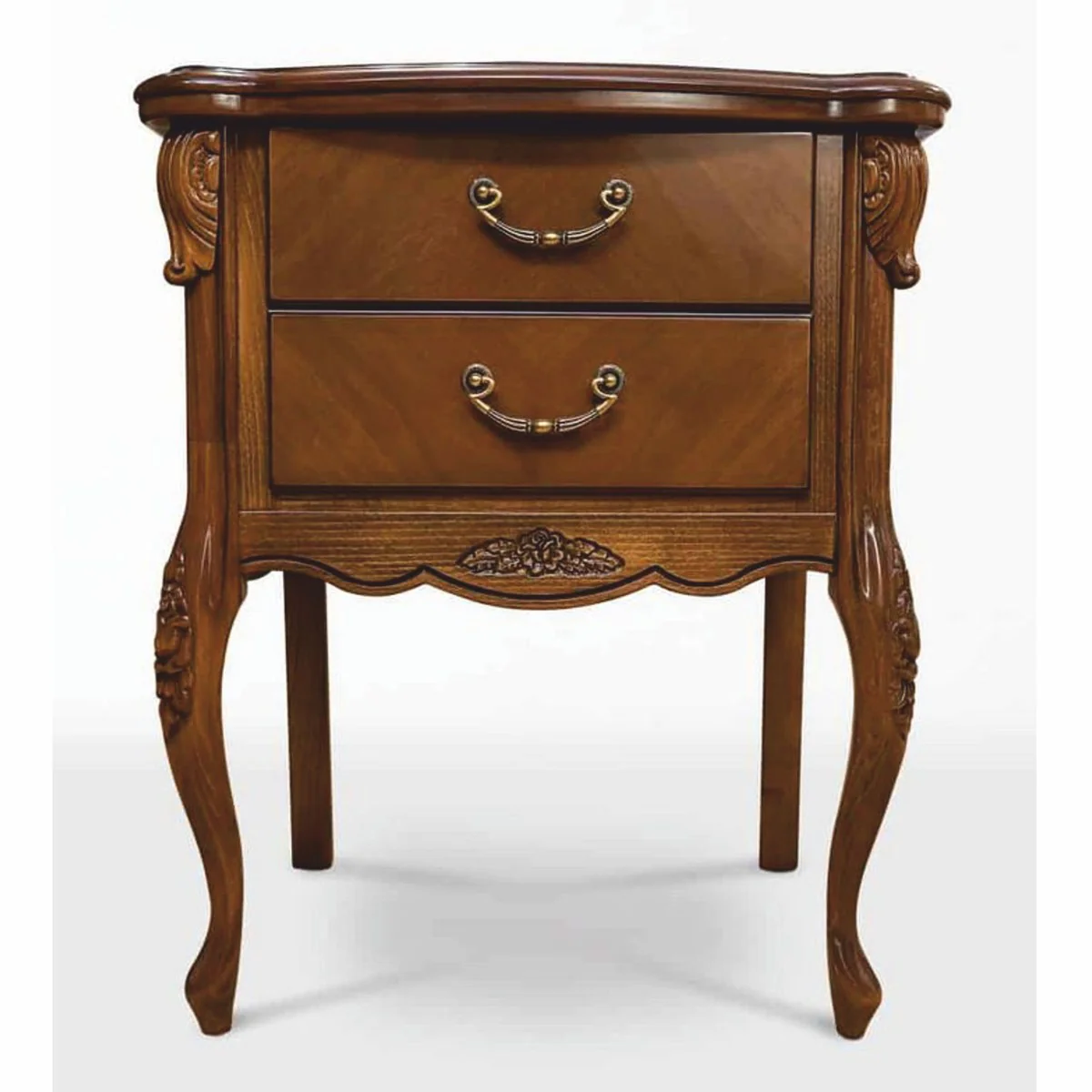 Luxury Baroque night dresser brown H. 72.6 cm - Baroque bedroom furniture