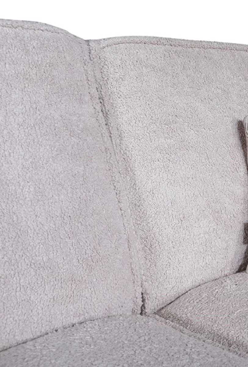 Luxury corner sofa gray / brown 290 x 215 cm - living room & hotel furniture