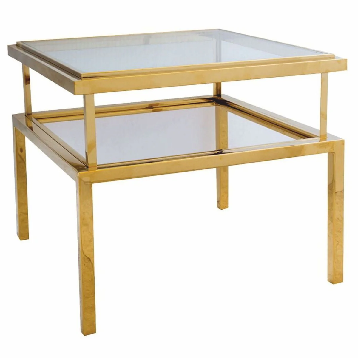 Luxury side table gold H. 55 cm - living room furniture