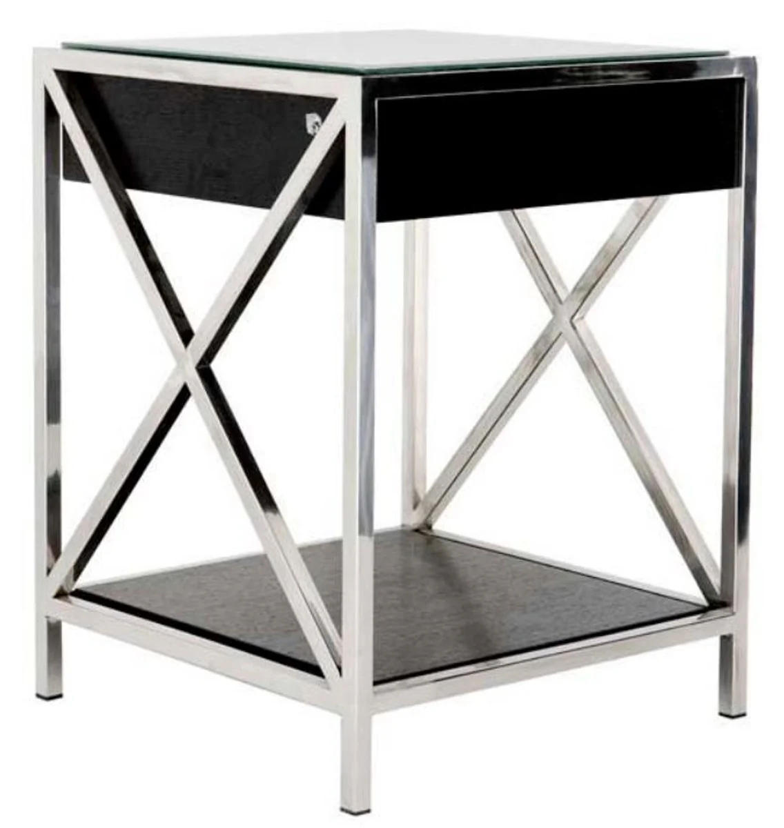 Luxury side table / bedside table 47 x 46 x H. 61 cm - Hotel Furniture