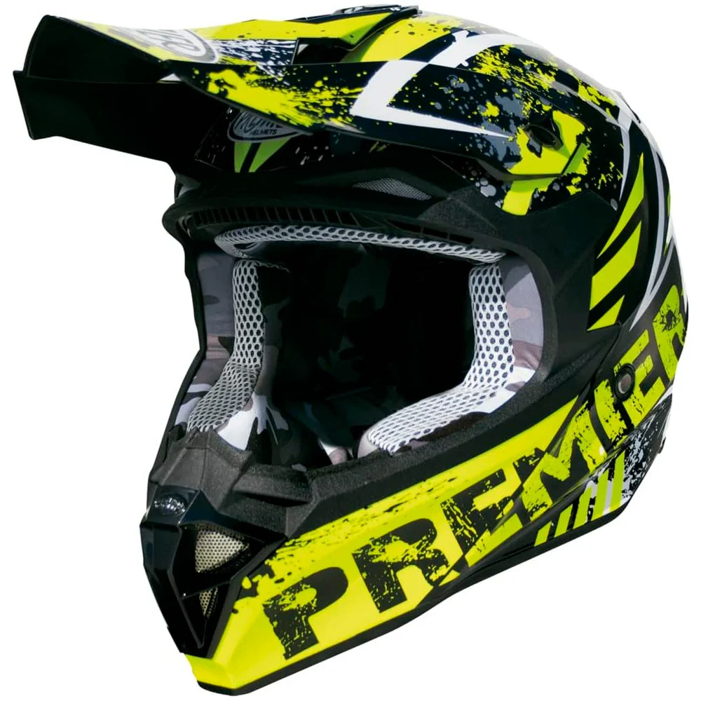 CASCO CROSS / ENDURO PREMIER EXIGE ZXY NEGRO / FLUOR