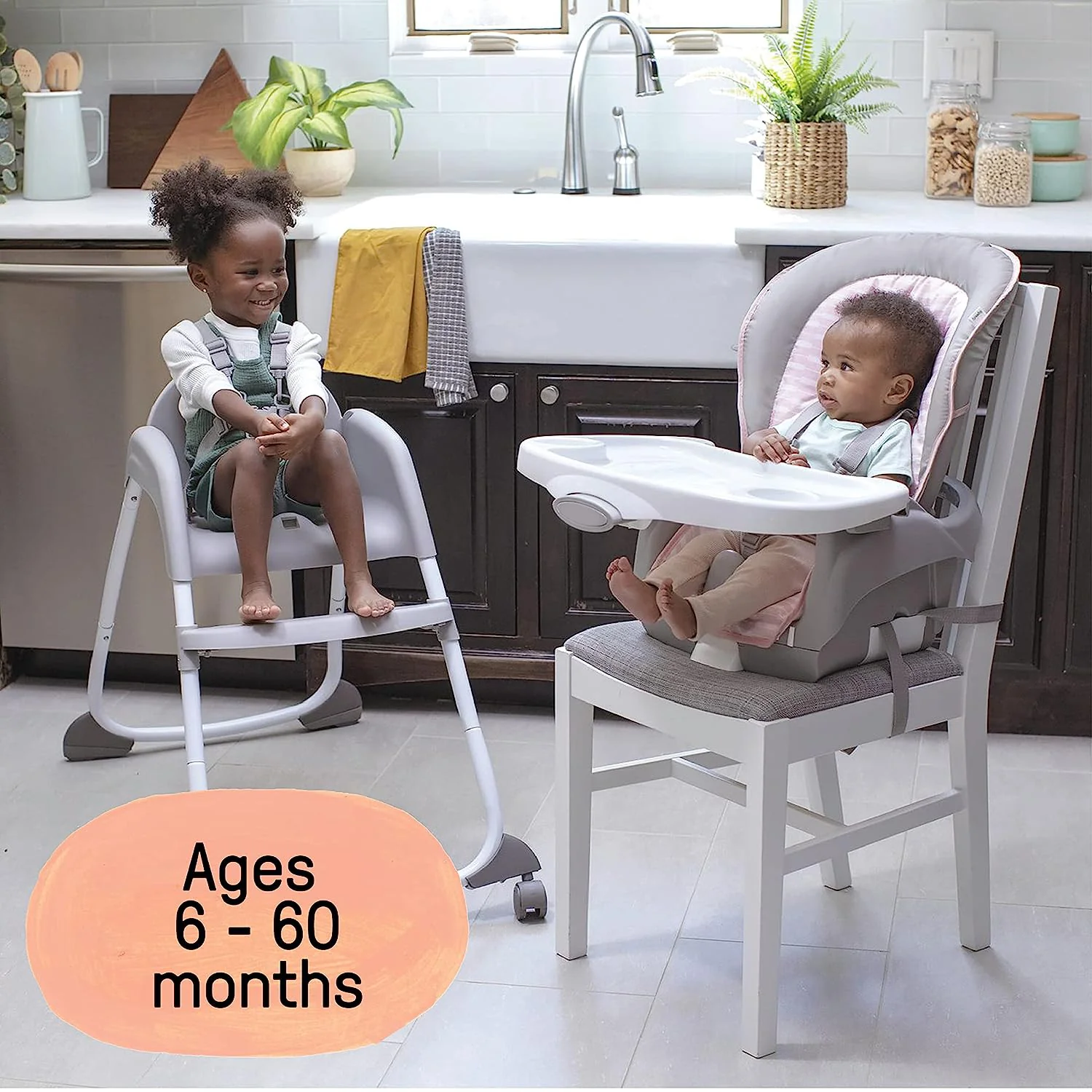 Ingenuity Trio Elite 3-in-1-Hochstuhl Braden – Hochstuhl, Kleinkindstuhl und Sitzerhöhung