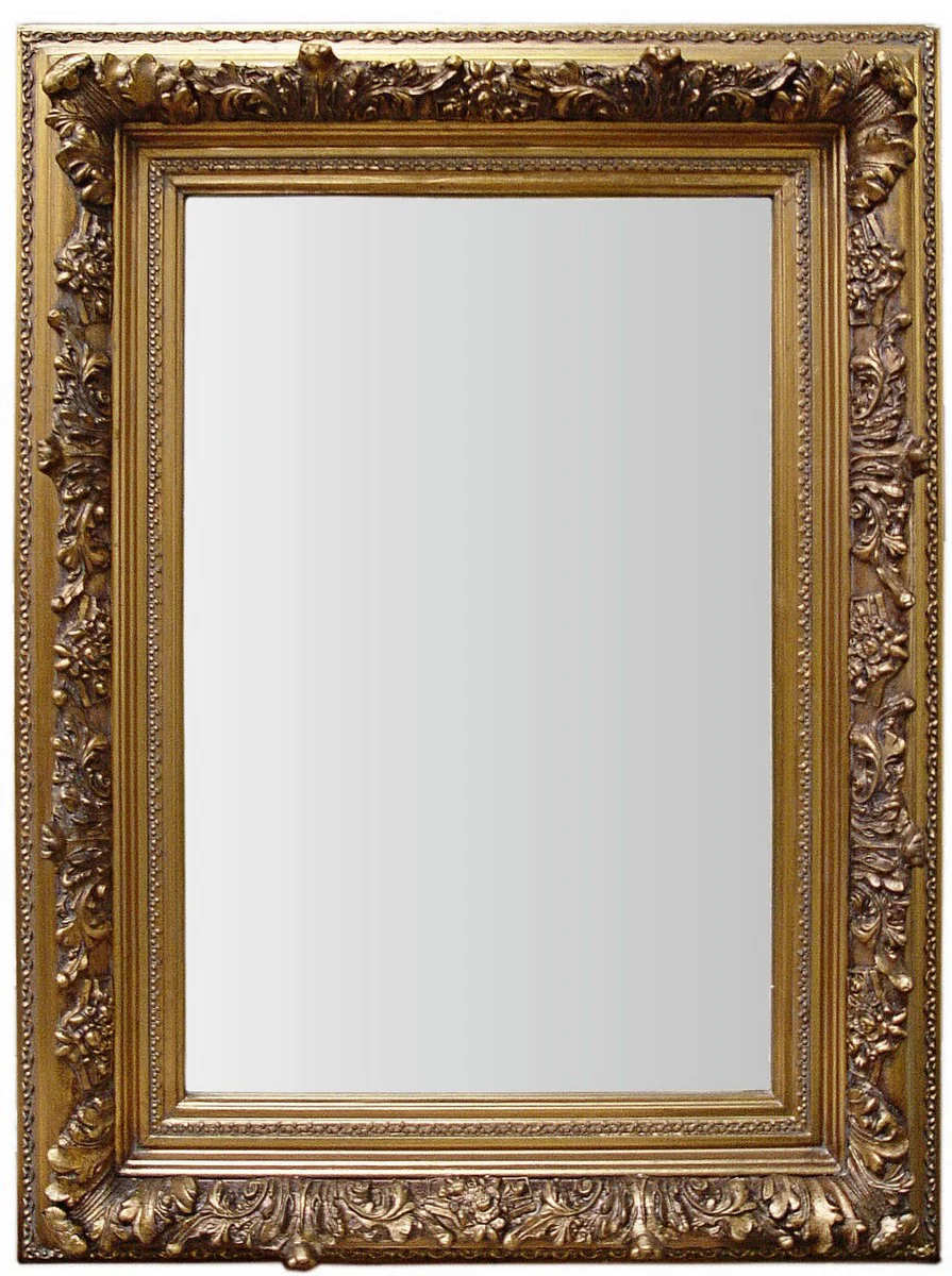 Baroque wall mirror gold H 180 x W 60 cm - noble and magnificent - vintage look - antique style mirror ornate mirror