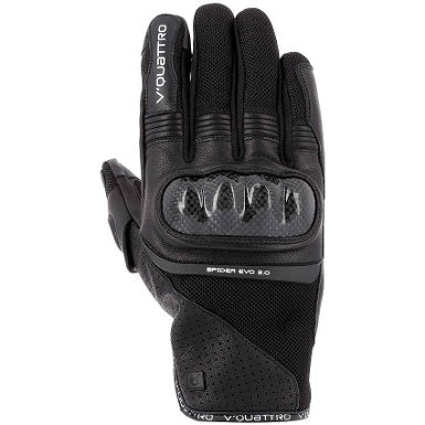 VQUATTRO SPIDER EVO 18 BLACK SUMMER GLOVES