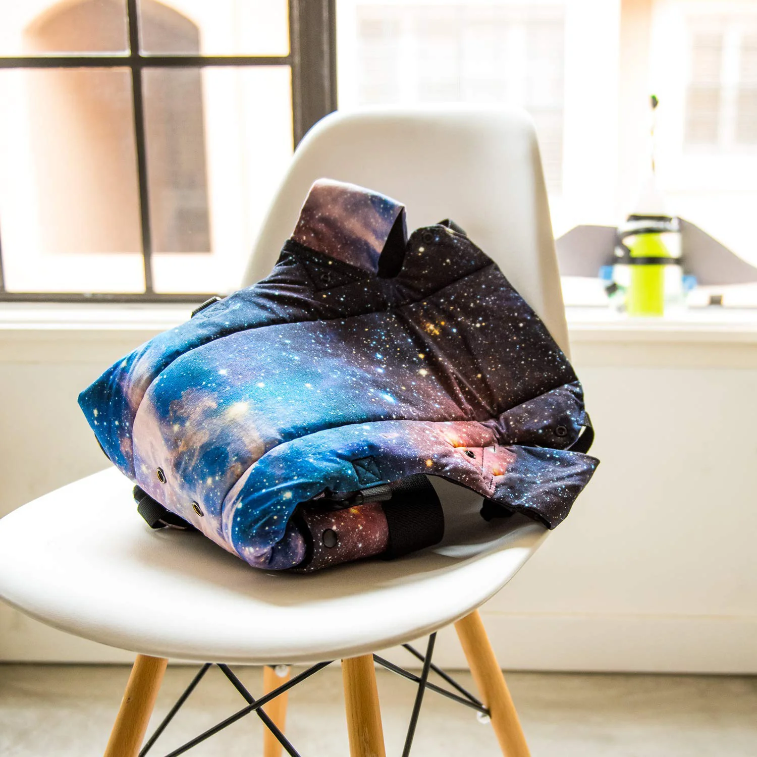 Babytrage für Neugeborene bis Kleinkinder – alle Positionen Babytrage, Babytrage-Rucksack und Baby-Vordertrage mit verstellbarem Sitz, ergonomische Babytrage, 3,3–15,6 kg (Marineblau)