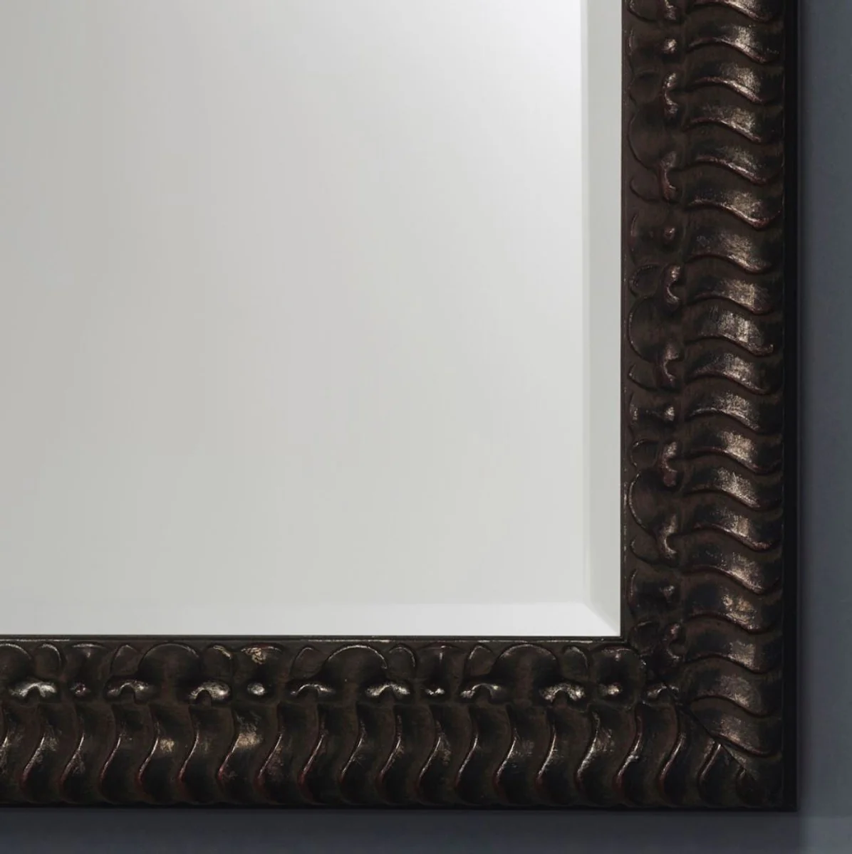 Baroque wall mirror black 56 x H. 75 cm - furniture & accessories in the baroque style