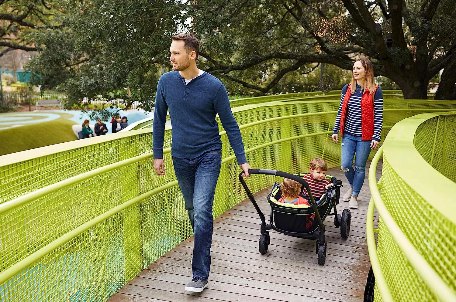 All-Terrain-Kinderwagen, Adventurer, 45 x 27 x 39 Zoll (1 Stück)