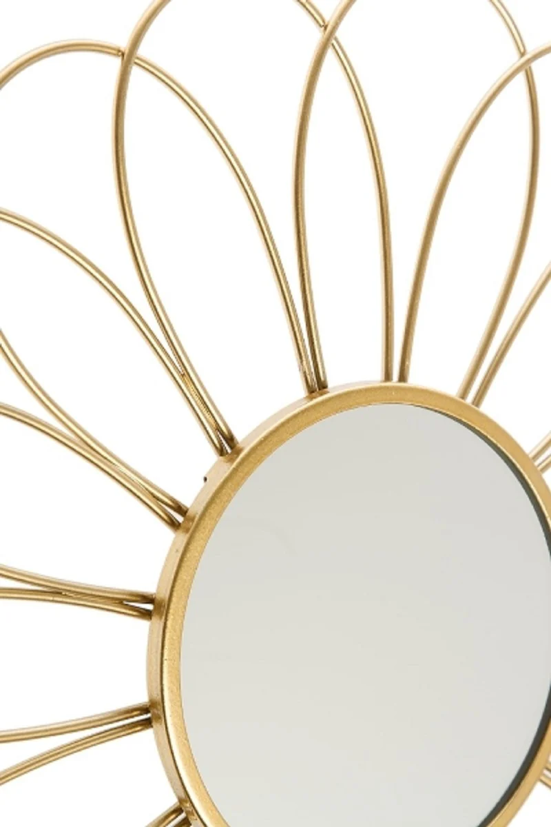 Designer mirror / wall mirror set of 3 gold Ø 25 cm - decorative accessories