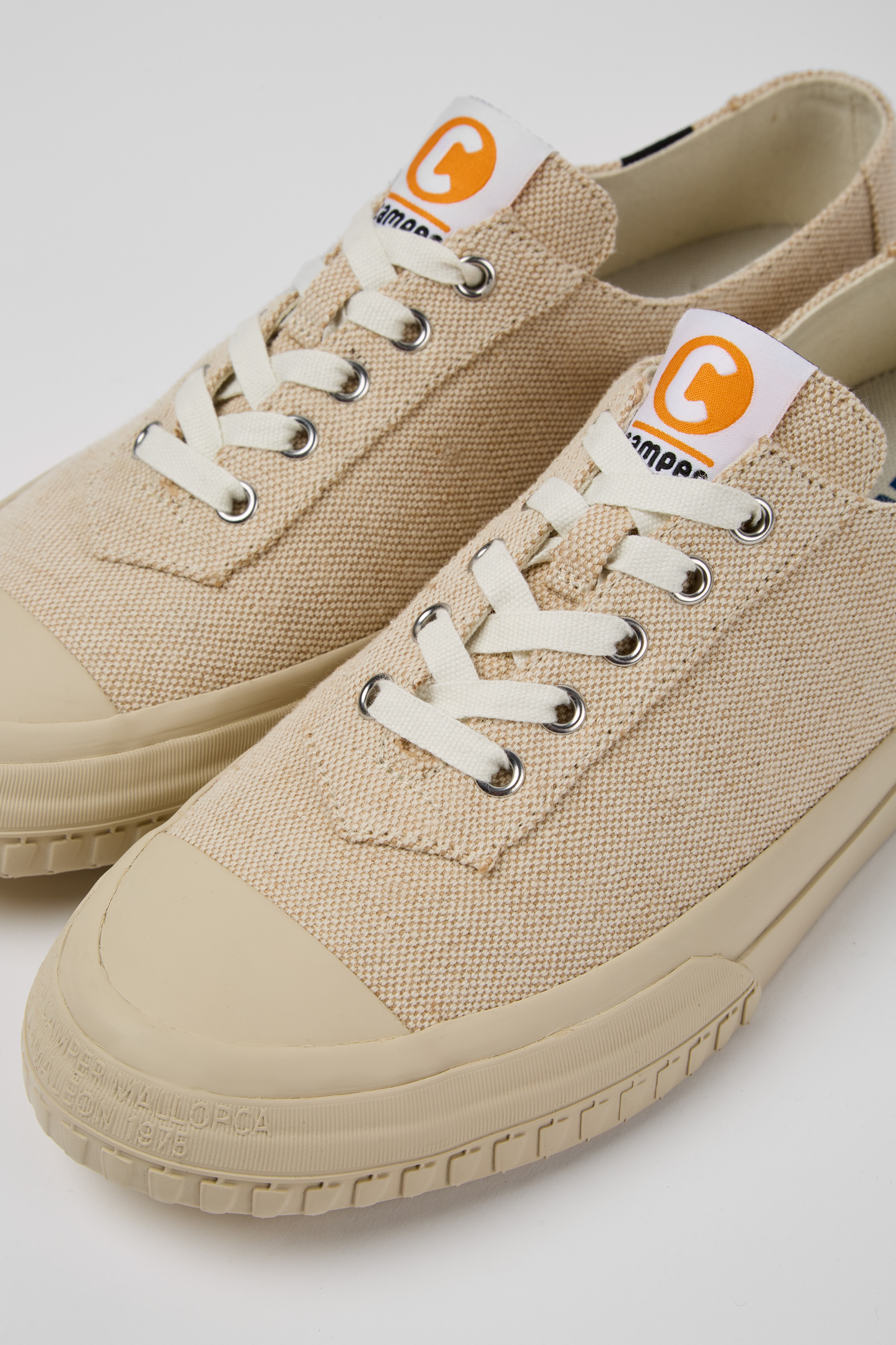 Camaleon - Beige recycelter Hanf und Baumwollsneaker für Herren