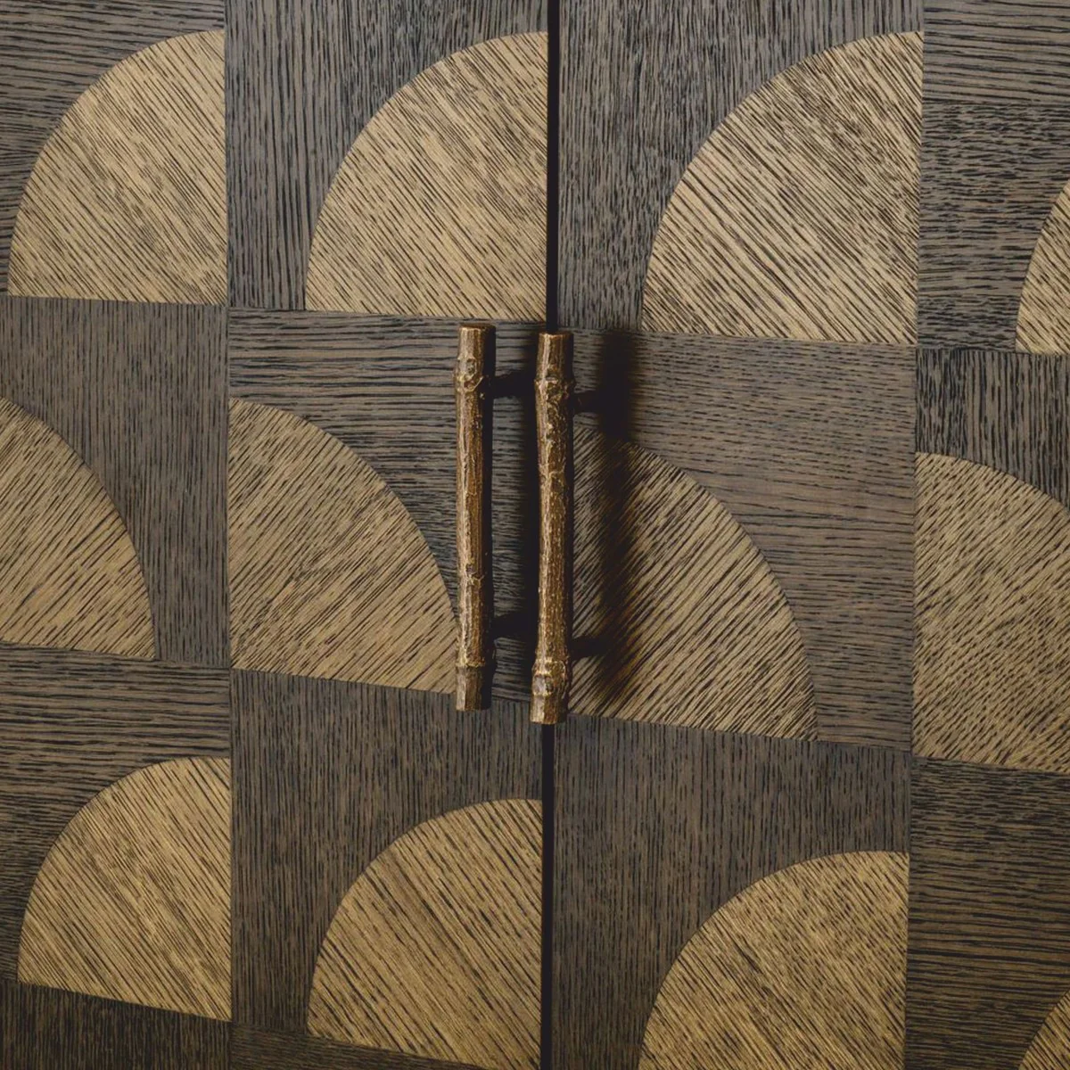 Luxury cabinet with 2 doors brown H. 170 cm - luxury furniture