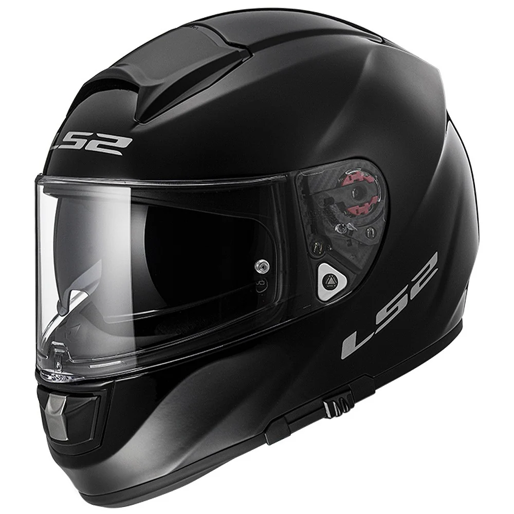 LS2 FF397 V-TECH HELMET SINGLE COLOR GLOSS BLACK
