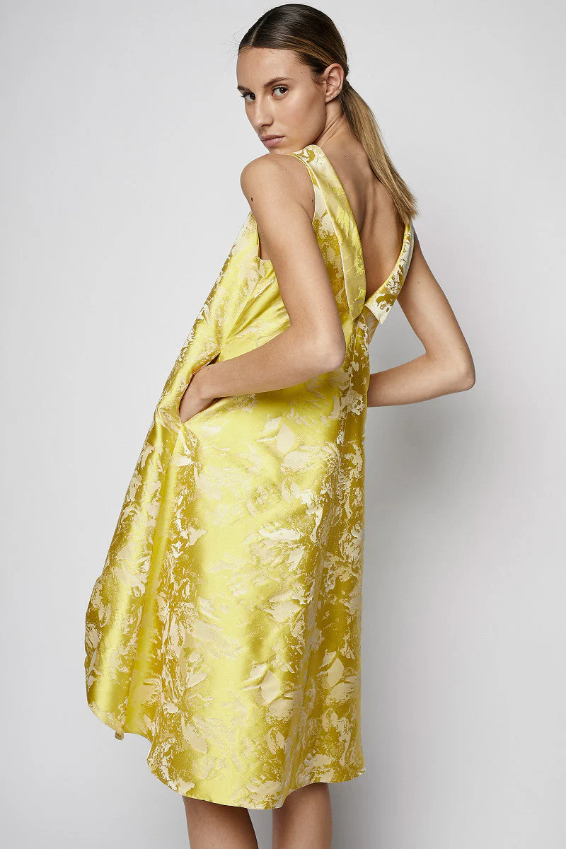 Rivera-Spain Gelbes Margarita-Kleid