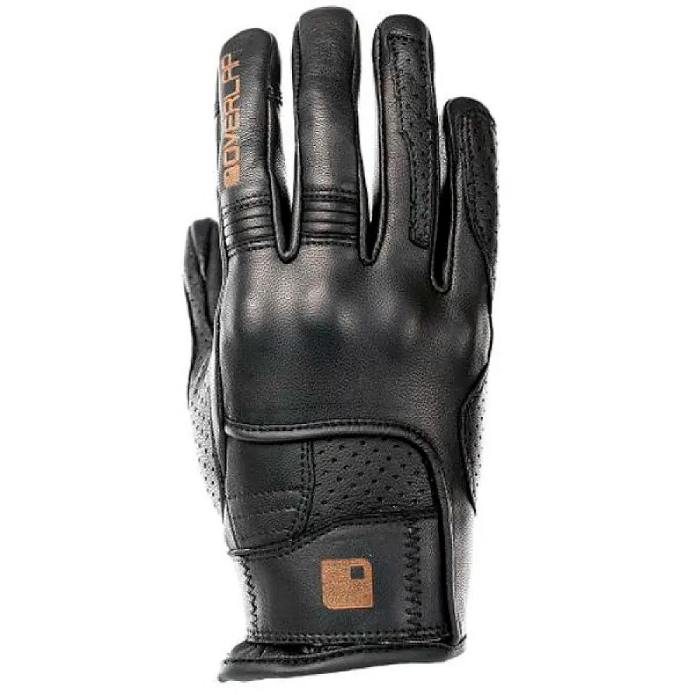 LALI LADY BLACK OVERLAP SUMMER GLOVES