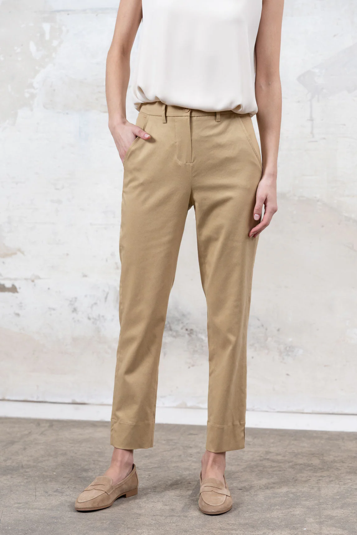 Rivera-Spanien Pantalón Firenze Beige