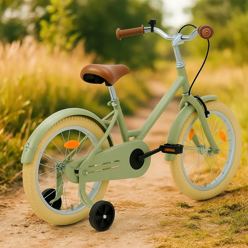 Kinderfahrräder 16 Zoll grün 4 bis 7 Jahre - SnDMayUQ12Em
