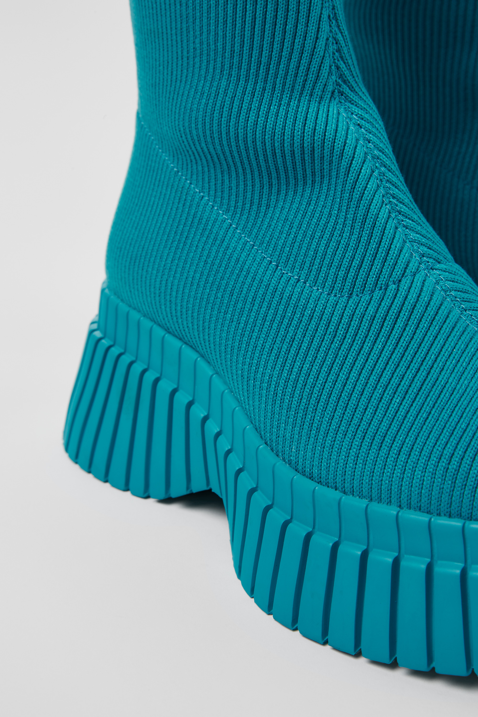 BCN TENCEL - Blaue Textilstiefel für Damen