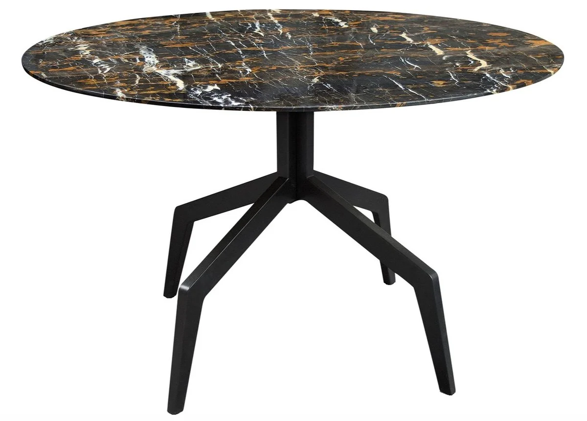 Luxury dining table black 120 x H. 76 cm - Dining room furniture