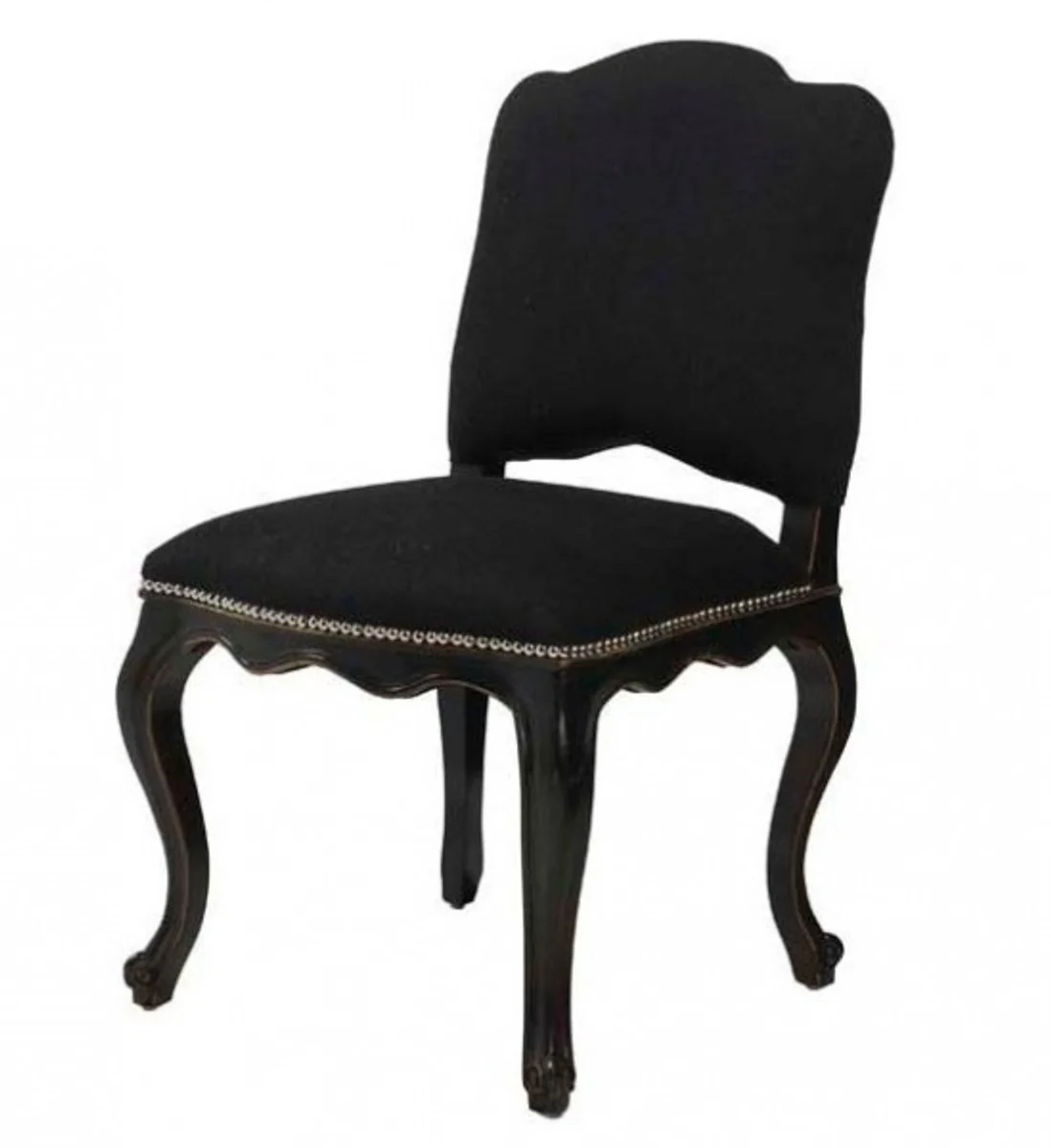 Luxury Baroque Dining Room Chair Lion Black - Furniture Restaurant Hotel